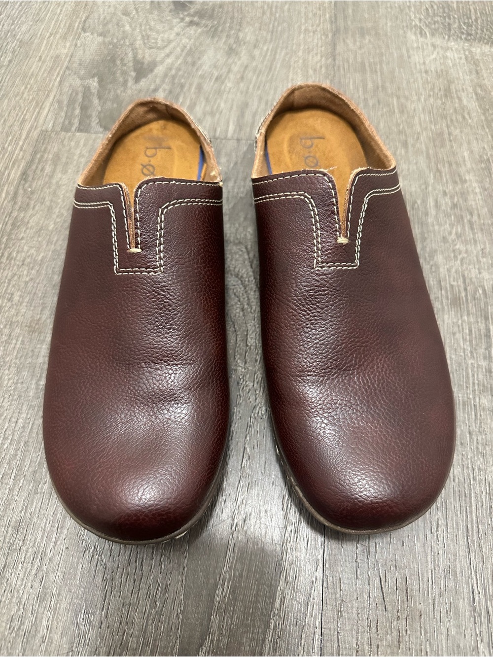b.o.c. Born Concept Women's Brown Comfort Clog Mules Shoes Size 8.5 M